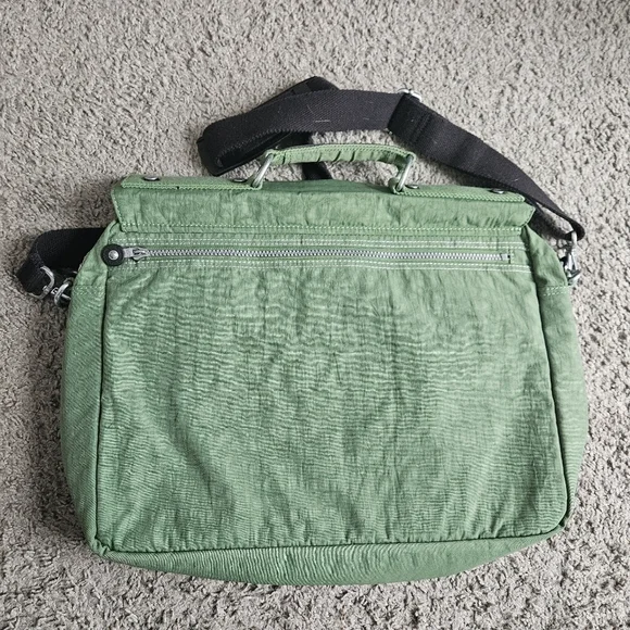 Kipling Unisex Green Laptop Bag 12x16x4 - Picture 7 of 9